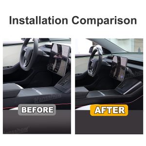 กล่องเก็บของในรถ คอนโซลกลาง Hansshow Tesla Model 3 Highland (PROTECTOR)