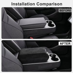 กล่องเก็บของในรถ คอนโซลกลาง Hansshow Tesla Model Y Juniper (ARMREST CUSHION DRAWER)