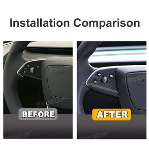 方向盘方向盘 Hansshow Tesla Model 3 Highland(DECORATION TRIM)