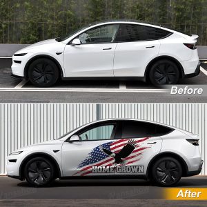 สติกเกอร์ตกแต่ง Hansshow Tesla Model Y Juniper (DECALS GROWN HOME)