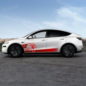 สติกเกอร์ตกแต่ง Hansshow Tesla Model Y Juniper (HEAD)