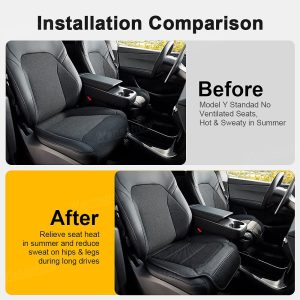 อุปกรณ์เบาะ Hansshow Tesla Model Y Juniper (BREATHABLE VENTILATED CUSHIONS)