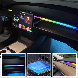 ไฟแอมเบียนต์ คอนโซลหน้า Hansshow Tesla Model 3 Highland (STRIPS LIGHT VENT)