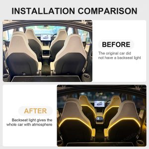 ไฟแอมเบียนต์ เบาะหลัง Hansshow Tesla Model Y L