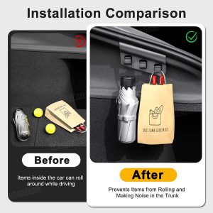 กล่องเก็บของในรถ ท้ายรถ Hansshow Tesla Model Y Juniper (GROCERY HIDDEN HOOK)