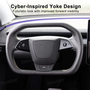 พวงมาลัย พวงมาลัย Hansshow Tesla Cybertruck Juniper Highland (CYBERWHEEL CARBON FIBER)