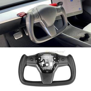 พวงมาลัย พวงมาลัย Hansshow Tesla Model 3 (FEATURE ELLIPSE HEATED)