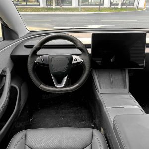 พวงมาลัย พวงมาลัย Hansshow Tesla Model 3 Highland (REPLACEMENT PERFORATED D-SHAPED)