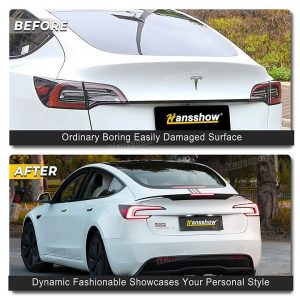 สปอยเลอร์ท้าย ท้ายรถ Hansshow Tesla Model Y (MIDDLE BRAKE LIGHT)