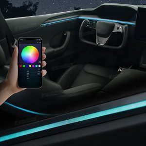 ไฟแอมเบียนต์ Hansshow Tesla Model X (128-COLORS CARVING LASER)