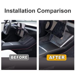 กล่องเก็บของในรถ คอนโซลกลาง Hansshow Tesla Model 3 Highland (PANEL SIDE TRIM)