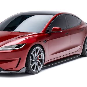 สเกิร์ตข้าง Carbon Fiber Tesla Model 3 (Highland) ADRO แท้