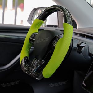 พวงมาลัย พวงมาลัย Hansshow Tesla Model Y (GREEN)