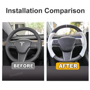 พวงมาลัย พวงมาลัย Hansshow Tesla Model Y (HANDGRIP)