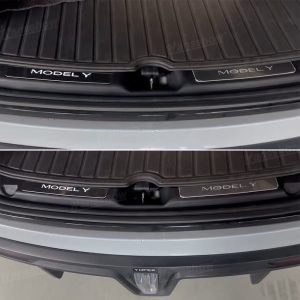 ไฟแต่ง ประตู Hansshow Tesla Model Y Juniper (STAINLESS BUMPER STEEL)
