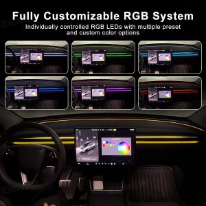 ไฟแอมเบียนต์ Hansshow Tesla Model Y Juniper (CONTROL SCREEN)