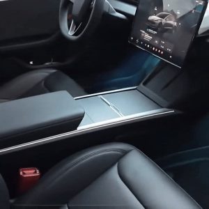 ไฟแอมเบียนต์ คอนโซลกลาง Hansshow Tesla Model Y Juniper Highland (JUNIPER/3 CONTROL SCREEN)