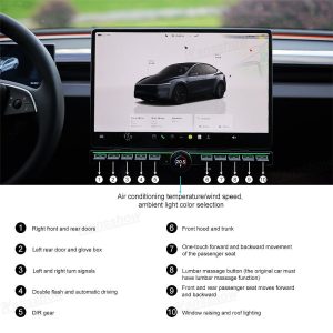 กล่องเก็บของในรถ คอนโซลกลาง Hansshow Tesla Model Y Juniper (FUNCTIONS MULTIPLE PHYSICAL)