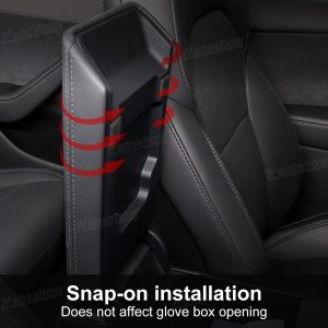 กล่องเก็บของในรถ คอนโซลกลาง Hansshow Tesla Model Y Juniper Highland (PROTECTOR COVER)