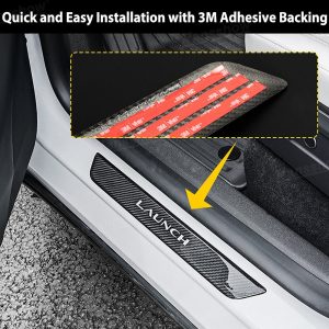 ชิ้นส่วนคาร์บอน ประตู Hansshow Tesla Model Y Juniper (LETTERING PROTECTOR LAUNCH)