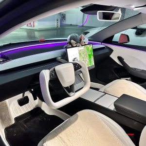 พวงมาลัย พวงมาลัย Hansshow Tesla Model 3 Highland (WHITE)