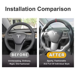 พวงมาลัย พวงมาลัย Hansshow Tesla Model Y (GRIP-HEATING FUNCTION)