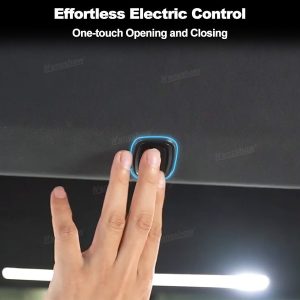 ม่านบังแดด หลังคากระจก Hansshow Tesla Cybertruck (FRAMELESS ELECTRIC CONTROL)