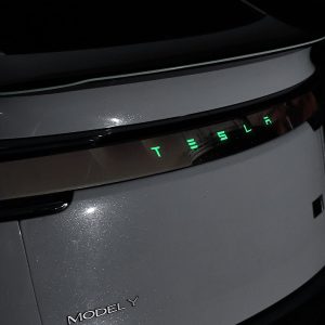 สติกเกอร์ตกแต่ง Hansshow Tesla Model Y Juniper (FLUORESCENT LETTERING T-E-S-L-A)