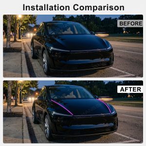 ไฟแอมเบียนต์ กันชน Hansshow Tesla Model Y Juniper Highland