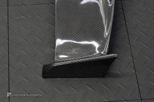สปอยเลอร์หลังคา Carbon fiber สำหรับ BMW X6 G06 LCI ทรง Larte design
