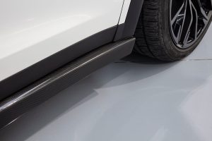 สเกิร์ตข้าง Carbon Fiber สำหรับ Tesla Model X ทรง URBAN