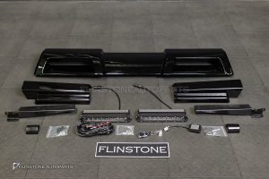สปอยเลอร์หลังคา พร้อมไฟ LED สำหรับ GWM TANK500 สีดำเงา