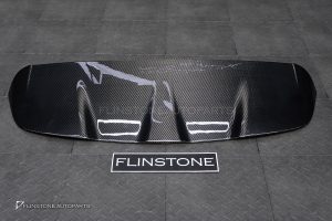 สปอยเลอร์หลังคา Carbon Fiber สำหรับ Audi Q8 Dry Carbon