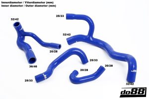 หม้อน้ำ do88 สำหรับ Audi S2 3B 1990-1992