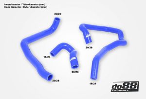 หม้อน้ำ do88 สำหรับ AUDI SEAT VW 2.0 TSI (MQB) (do88-kit189B)
