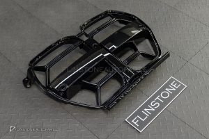 กระจังหน้า สำหรับ BMW M3 G80-M4 G82 ทรง CSL สีดำเงา