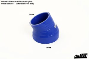 สเปเซอร์ลิ้นปีกผีเสื้อ do88 สีน้ำเงิน สำหรับ BMW M3 E36 3.2