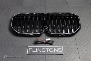 กระจังหน้า LED สำหรับ BMW G07 X7 LCI เส้นเดี่ยว สีดำเงา