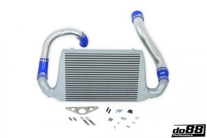 ท่อยางซิลิโคน do88 สีน้ำเงิน สำหรับ FMIC SAAB 900 Turbo 1987-1993, Blue