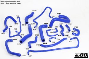 หม้อน้ำ do88 สำหรับ Mazda MX-5 Miata NC 2006-2015