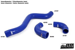 ท่อแรงดัน do88 สีน้ำเงิน สำหรับ Opel Calibra Vectra A Turbo C20LET