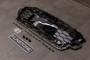 กระจังหน้า Audi A5 ทรง S5 สีดำเงา