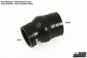 ท่อยางซิลิโคน do88 สำหรับ SAAB 9-3 2.2 TiD 98-02 Turbo outlet