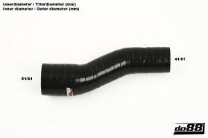 ท่อยางซิลิโคน do88 สำหรับ Saab 9-3 TTiD 08-11 Turbo outlet