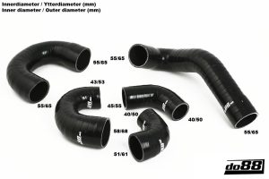 ท่อแรงดัน do88 สำหรับ SAAB 9-3 1.9 TiD 04-10
