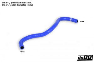ท่อยางซิลิโคน do88 สีน้ำเงิน สำหรับ SAAB 9-5 98-10 Power steering