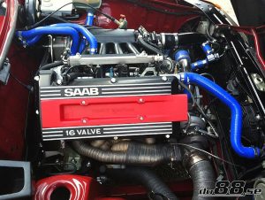 ท่อน้ำหล่อเย็น do88 สีน้ำเงิน สำหรับ SAAB 900 Turbo 16 84-93