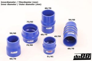 ท่อแรงดัน do88 สีน้ำเงิน สำหรับ SAAB 900 Turbo 84-93