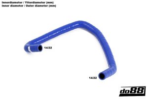 ท่อยางซิลิโคน do88 สีน้ำเงิน สำหรับ Suzuki Swift Sport 1.6 05-10 Crankcase vent