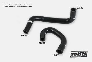 ท่อวาล์วเดินเบา do88 สีดำ สำหรับ Volvo 240 740 760 780 84-89